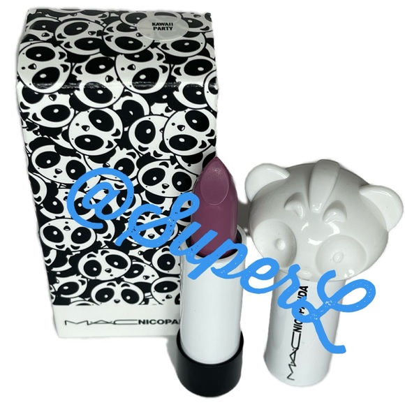 NEW MAC Cosmetics Nicopanda Lipstick in Kawaii Party Matte Lip Lavender Mauve - Picture 2 of 10